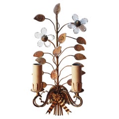 Vintage Gilt Wall Sconce by Banci Firenze