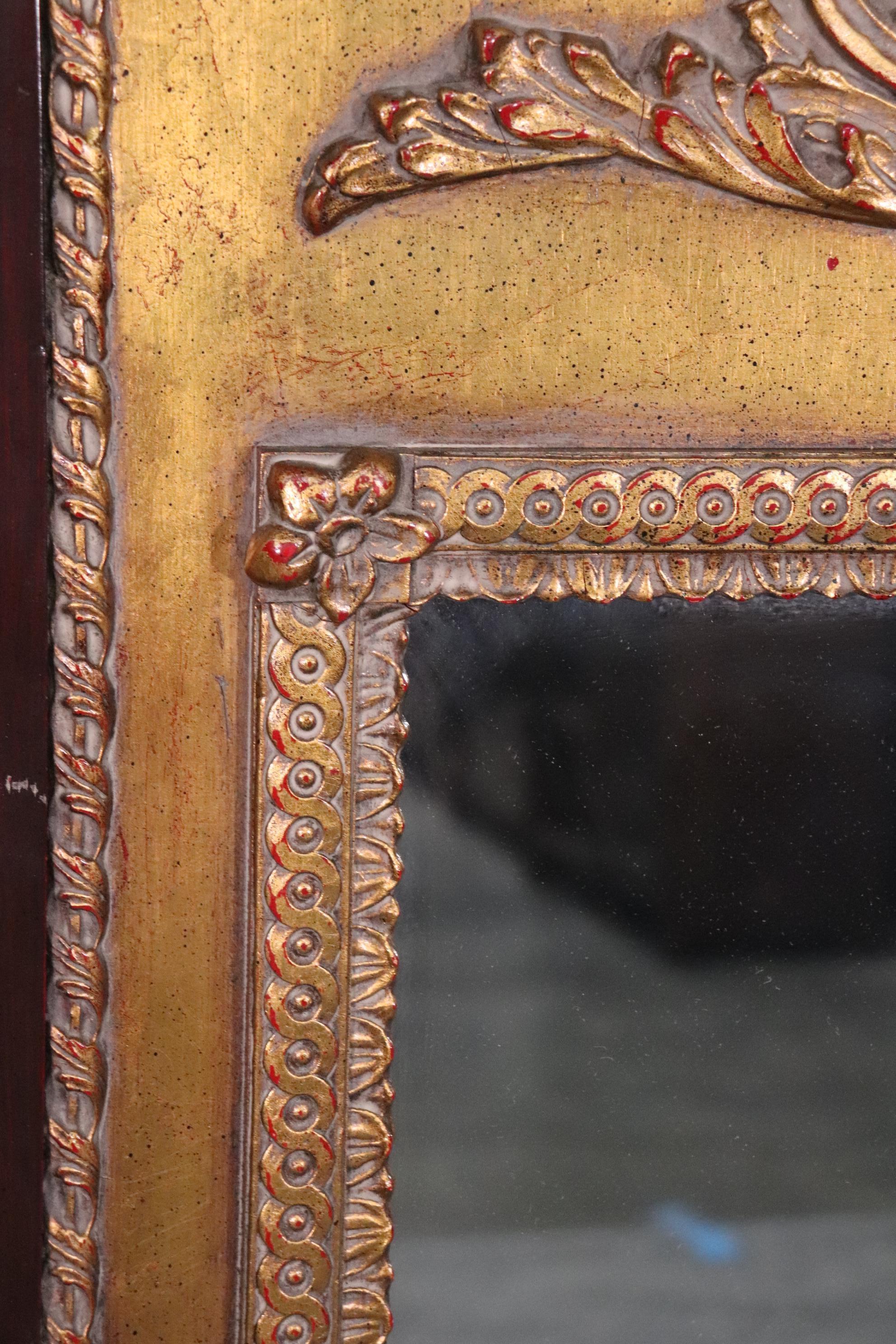 Gilded French Louis XV Wall Mirror 6