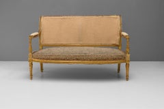 Gilded French Settee