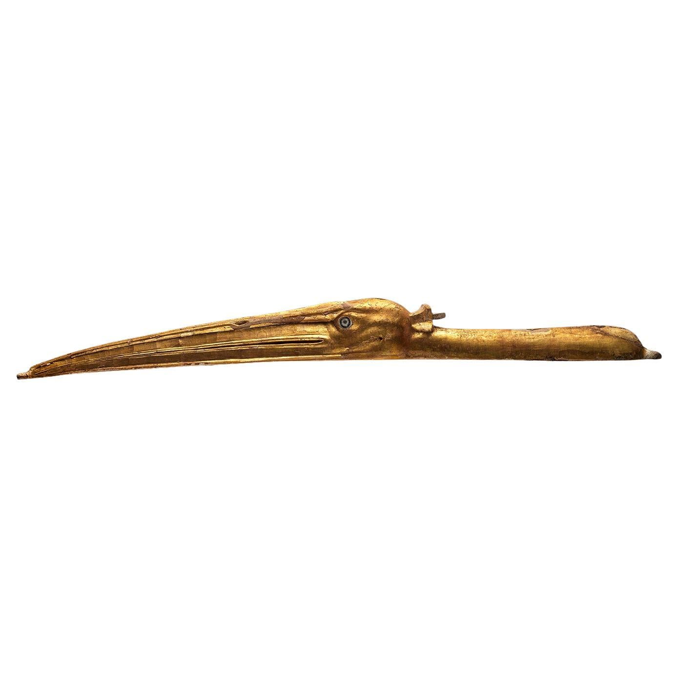 Gilded Ibis Head