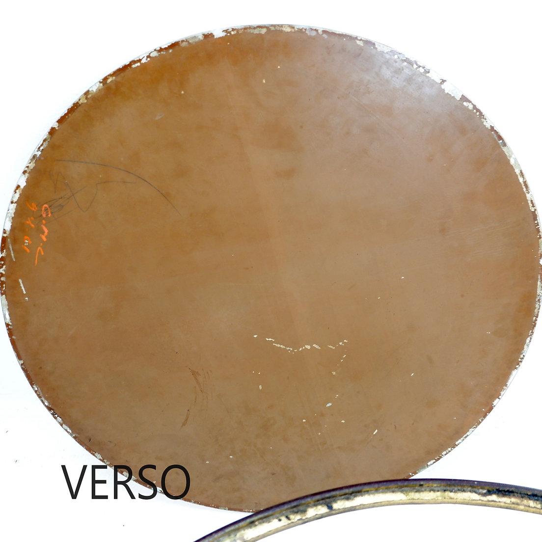 Gilded Iron Coffee Table by René Drouet - 1940s For Sale 2