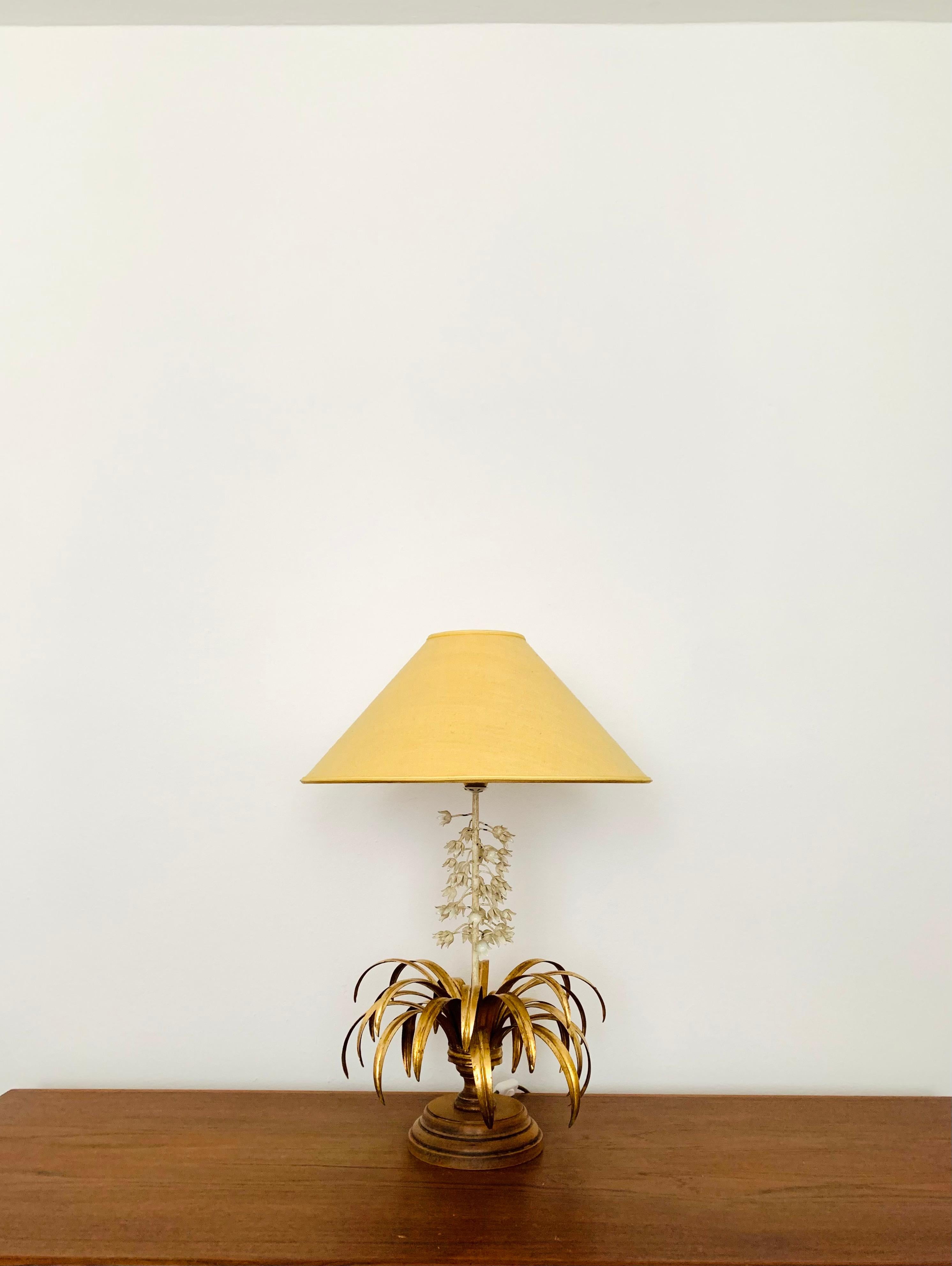 Gilded Italian Hollywood Regency Table Lamp by Hans Kögl In Good Condition In München, DE