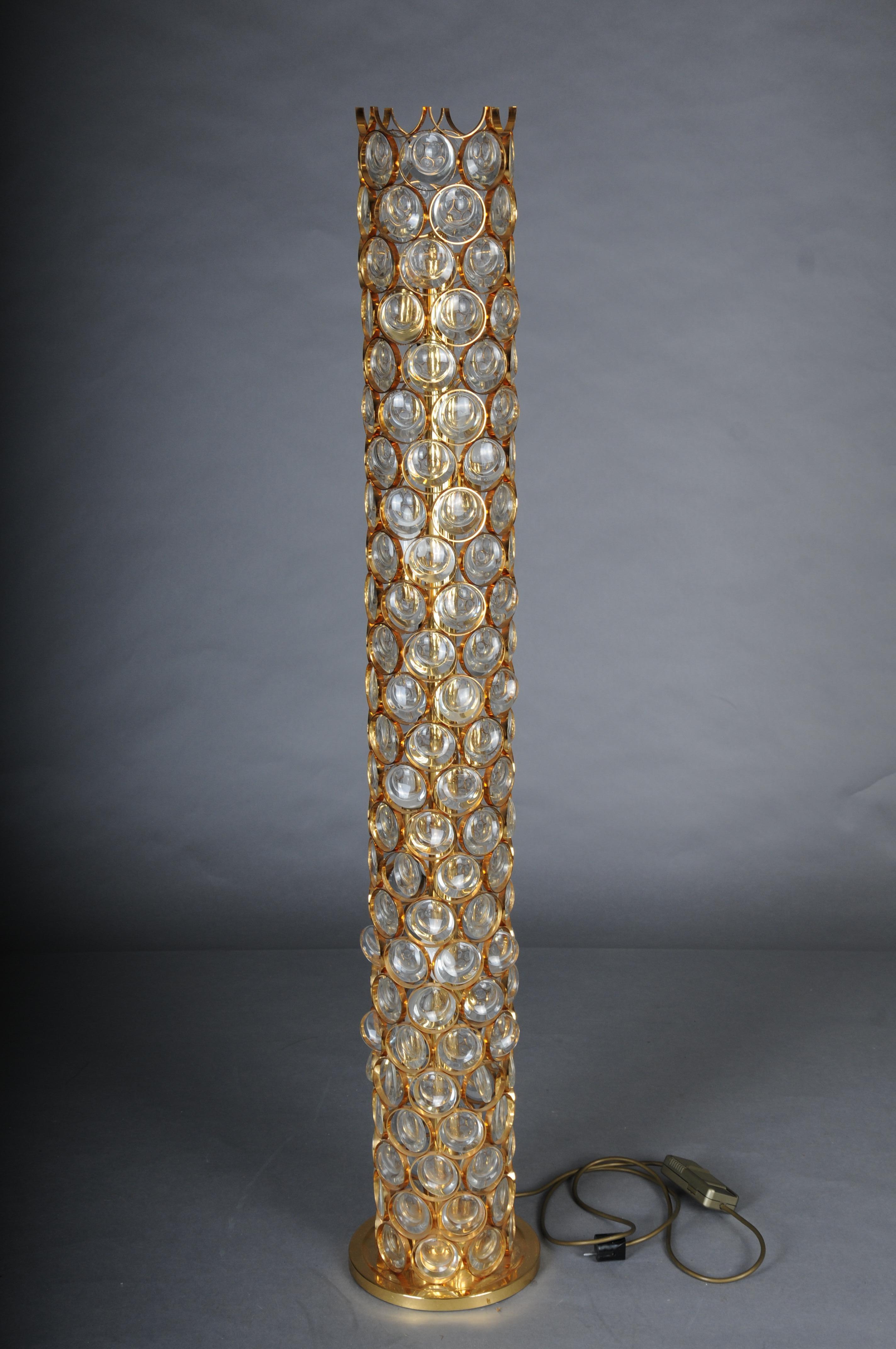 Hollywood Regency Lampadaire en Jewel doré dans le style de Sciolari, attribué à Palwa, Allemagne en vente