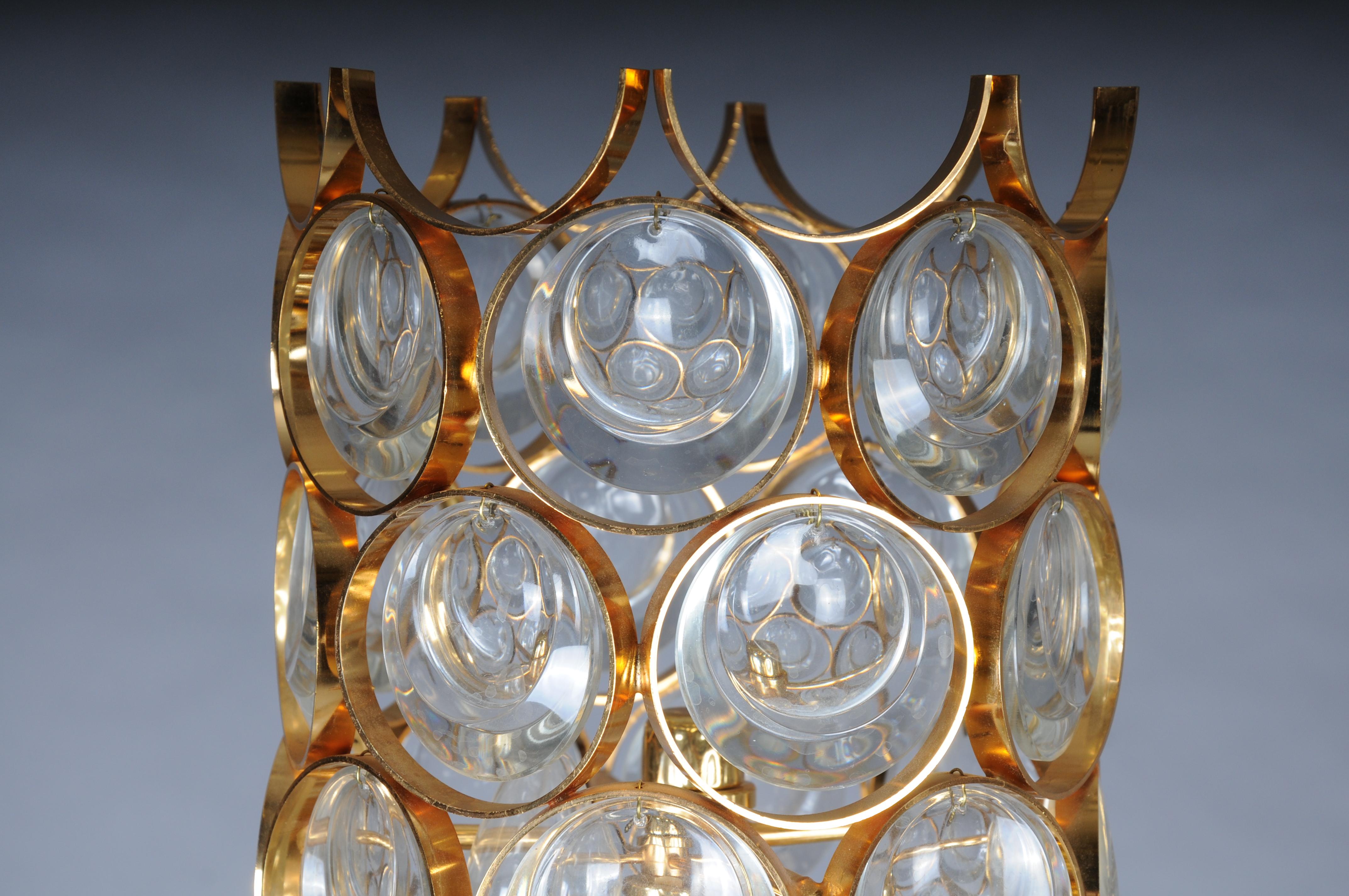Lampadaire en Jewel doré dans le style de Sciolari, attribué à Palwa, Allemagne en vente 1