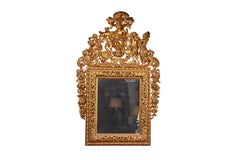 Gilded Louis XIV Style Mirror
