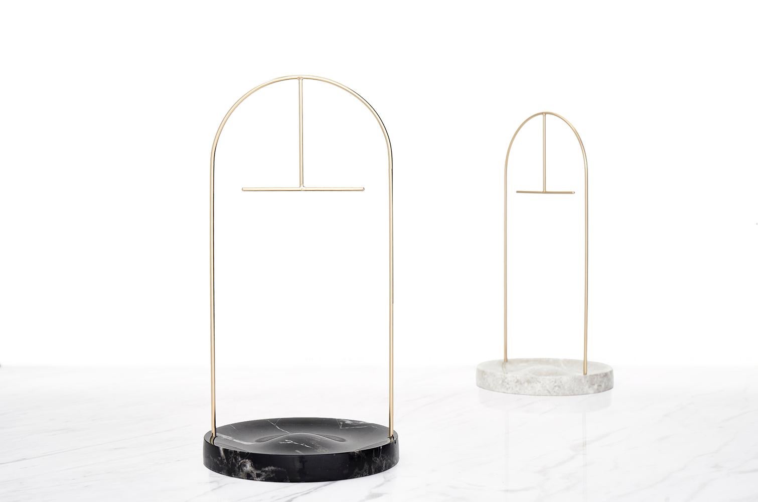 Gilded Marble Jewellery Stand  For Sale 5