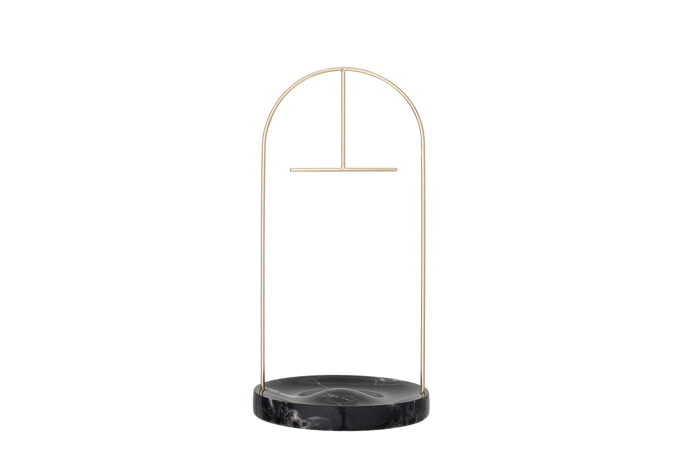 Gilded Marble Jewellery Stand For Sale 7