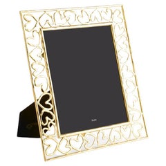 Gilded Metal Heart Photo Frame, Large Model.