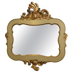 Miroir doré des années 1940