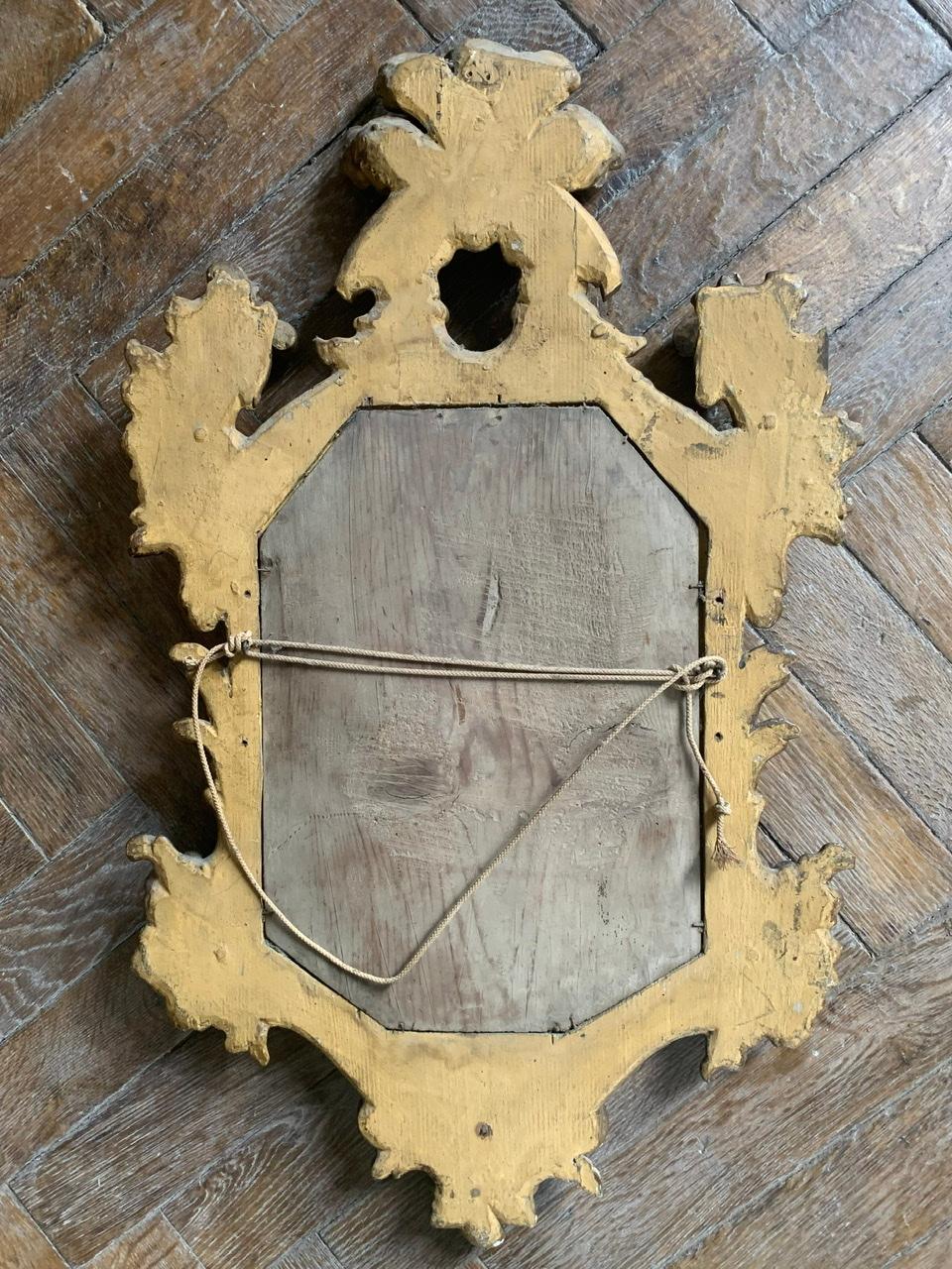 Miroir doré style Régence 19ème siècle en vente 1