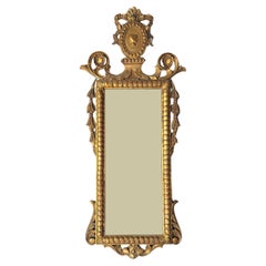 Specchio dorato neoclassico metà del XX secolo