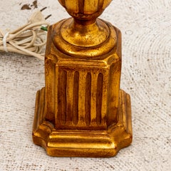 Gilded Pair Italian Lamps