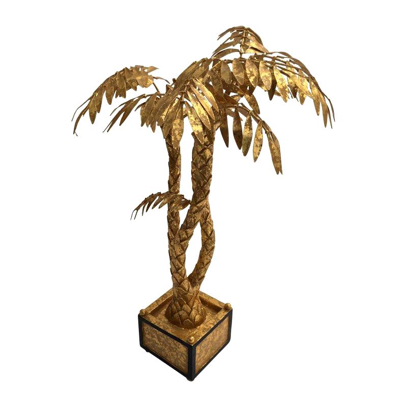 Gilded Palm Tree Center Piece