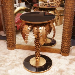 Gilded Palmer Side Table