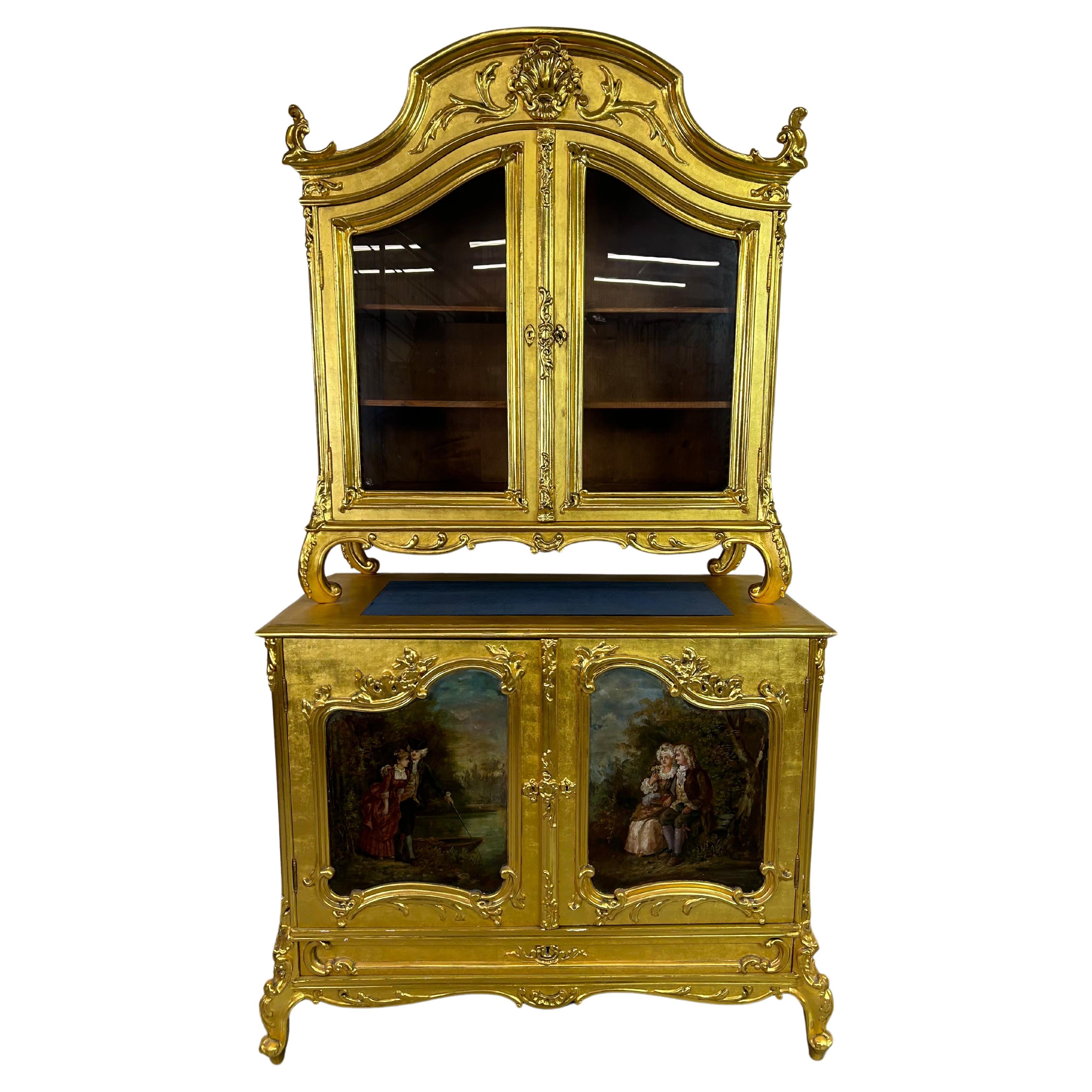 Gilded Rococo sideboard 18th century