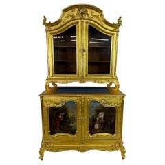 Antique Gilded Rococo sideboard 18th century