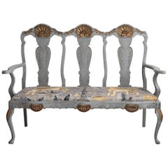 Gilded Rococo Style Sofa, Sweden, circa 1890