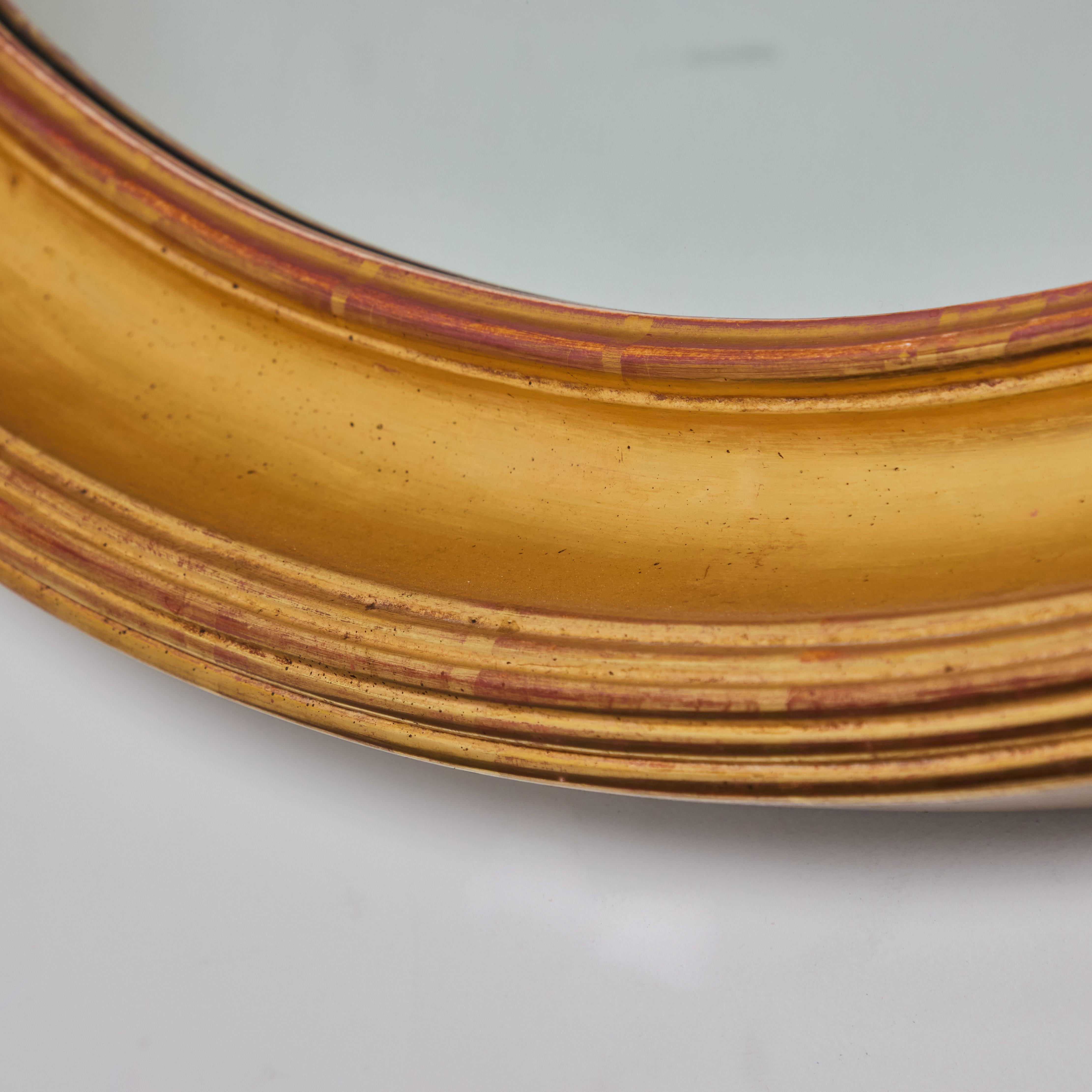 American Gilded Round Mirrors   Sold Separately For Sale
