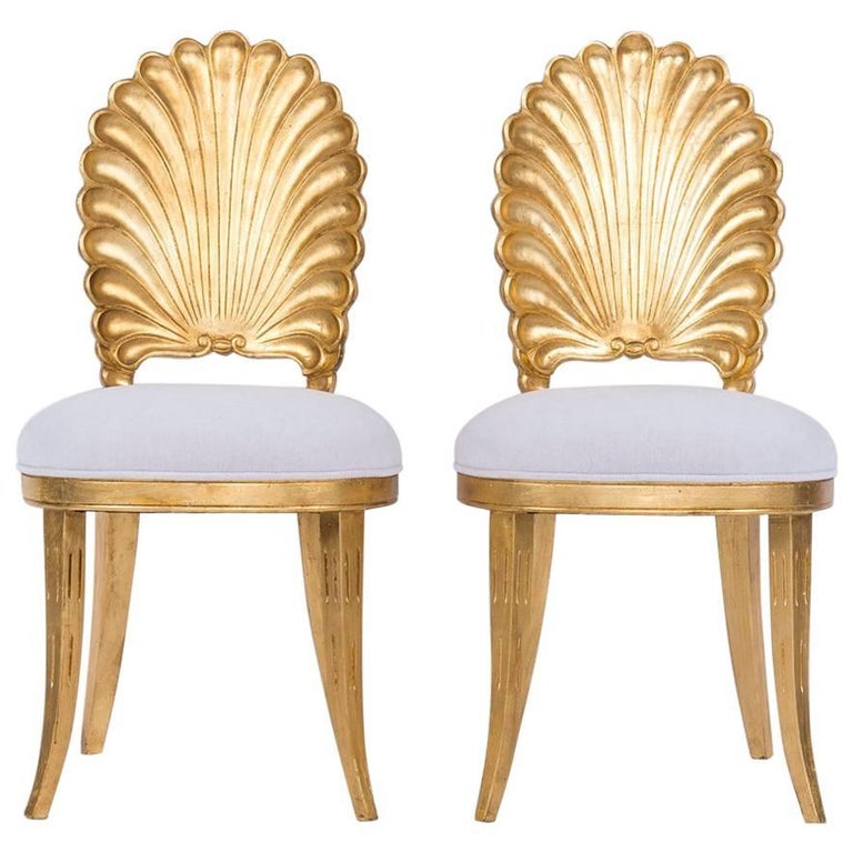 Gilded Shell Gilded Shell Grotto Chair at 1stDibs