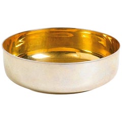 Gilded-Silver Bowl, Luigi Genazzi, 20th Century