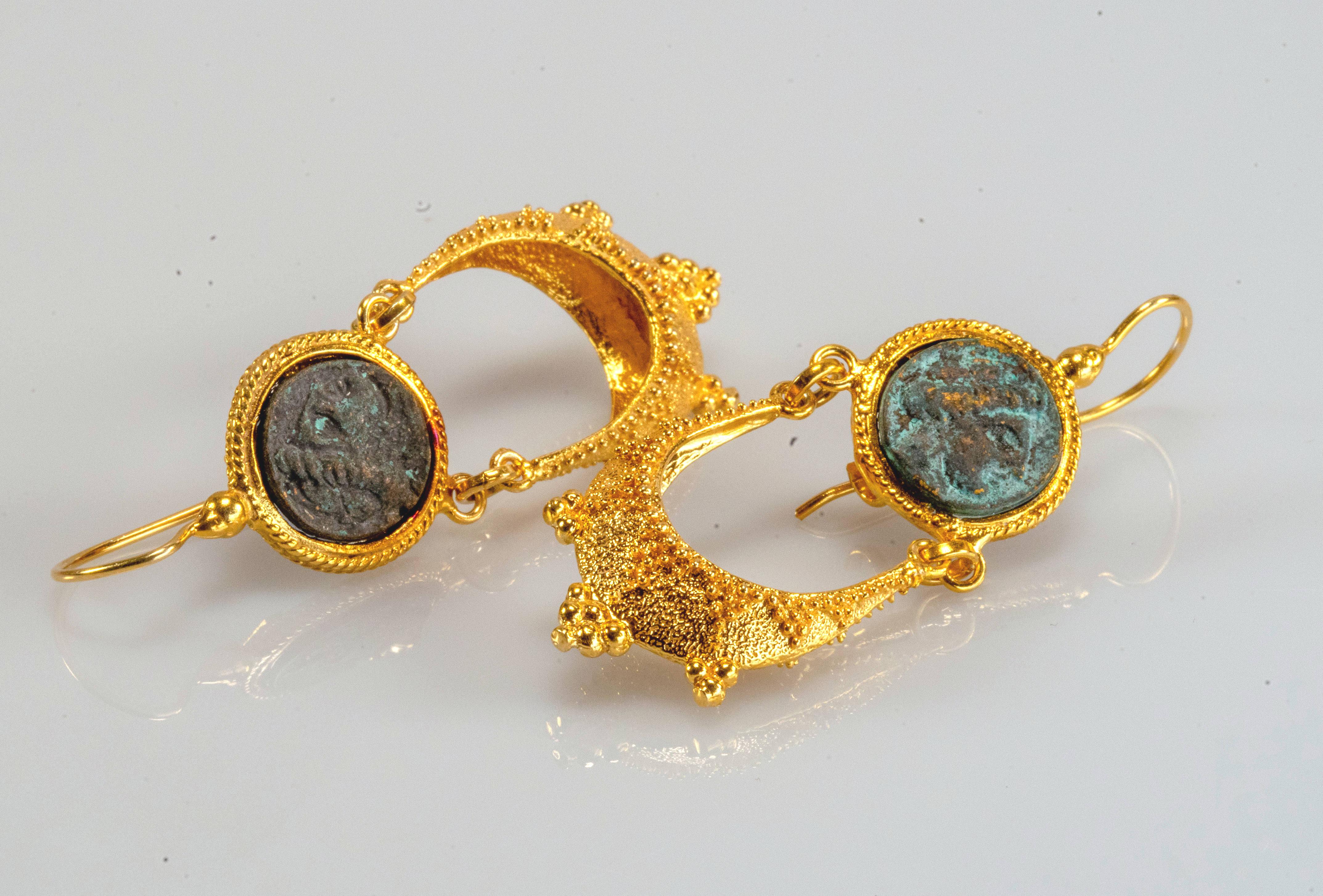 roman earrings