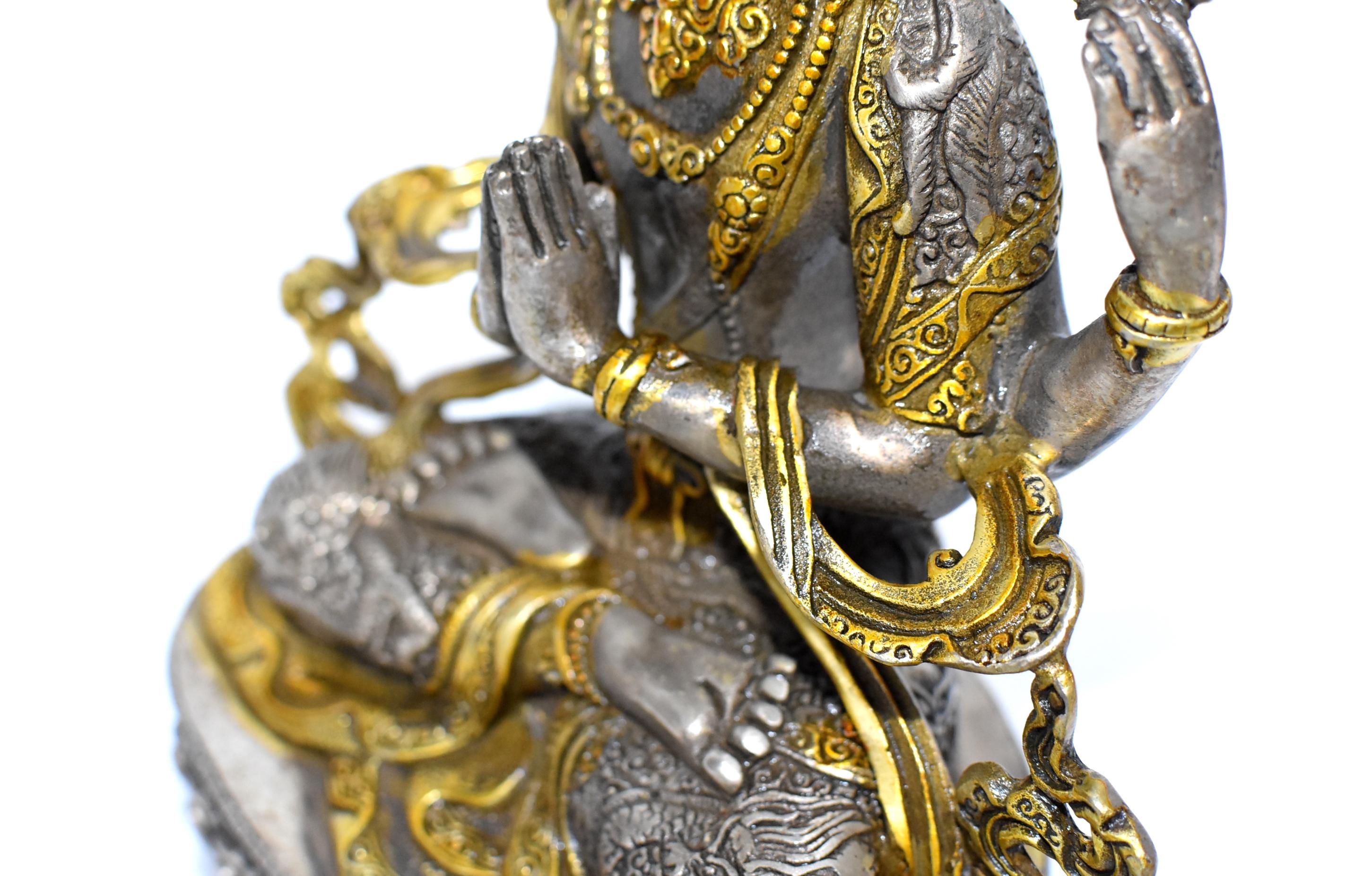 Gilded Silver Tibetan White Tara 7