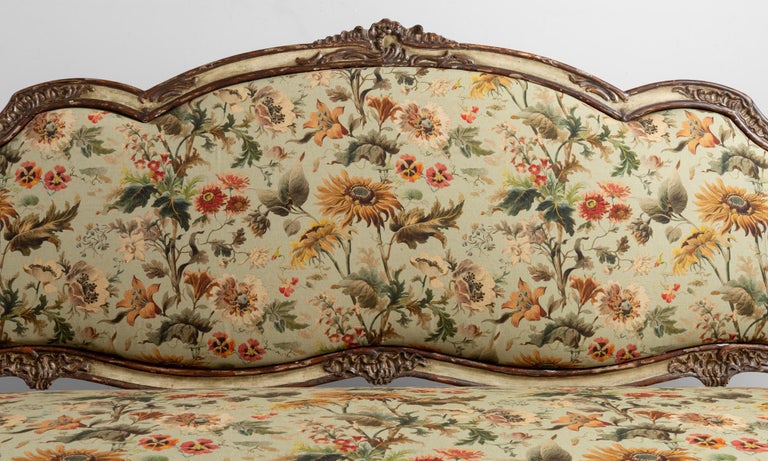 Gilded Sofa In House Of Hackney Fabric At 1stdibs Gilded Sofa In House Of Hackney Fabric At 1stdibs