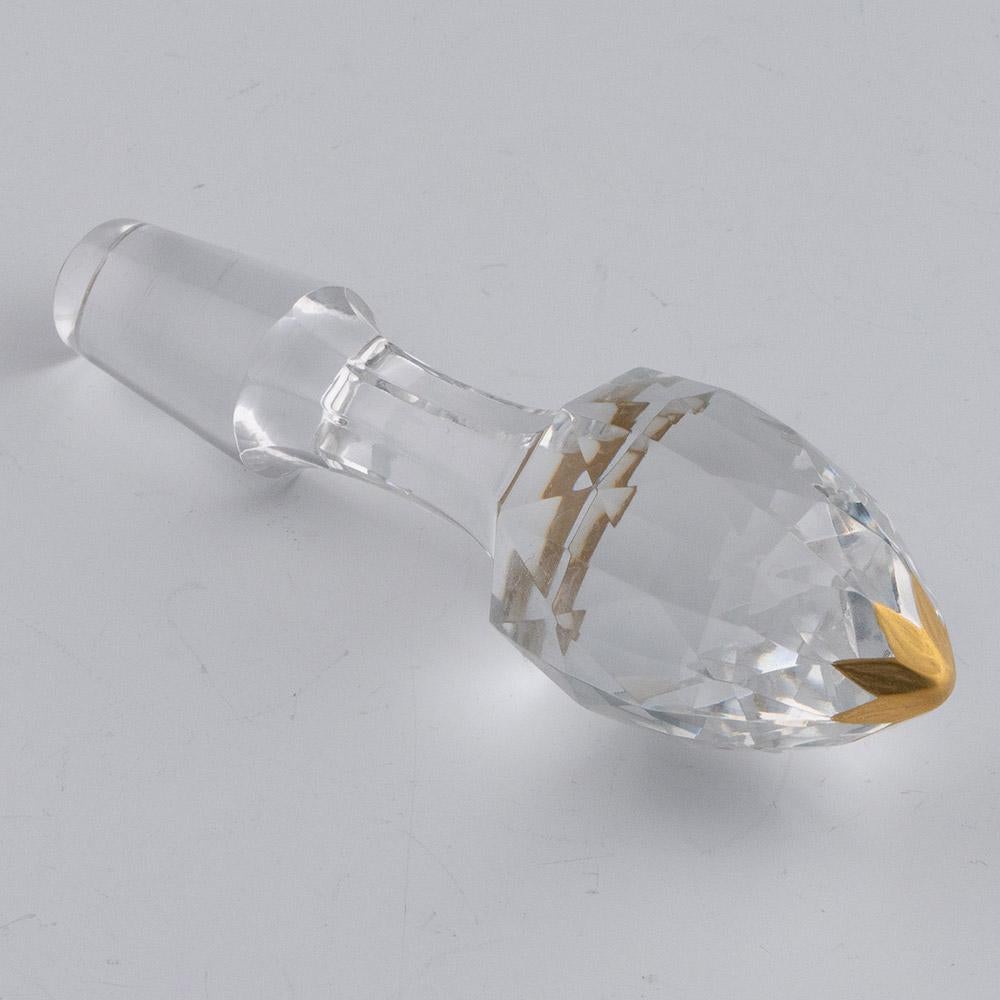 Gilded St Louis Claret Jug Callot Pattern c1930 For Sale 2