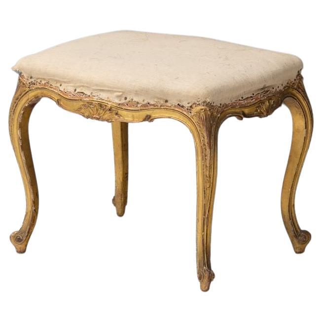 Gilded Stool For Sale