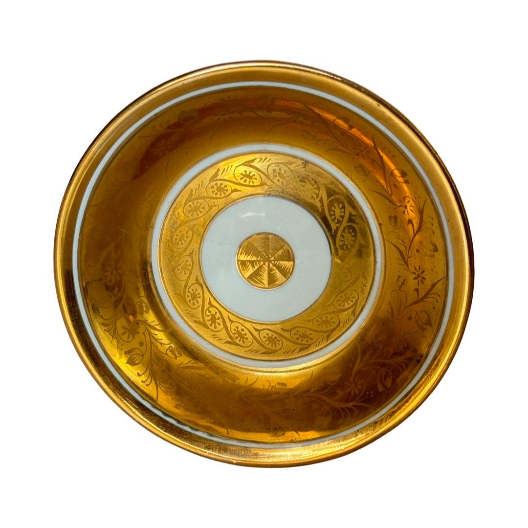 Gilded Tea Set by August Bauscher Weiden, Germany, Late 19th Century For Sale 1