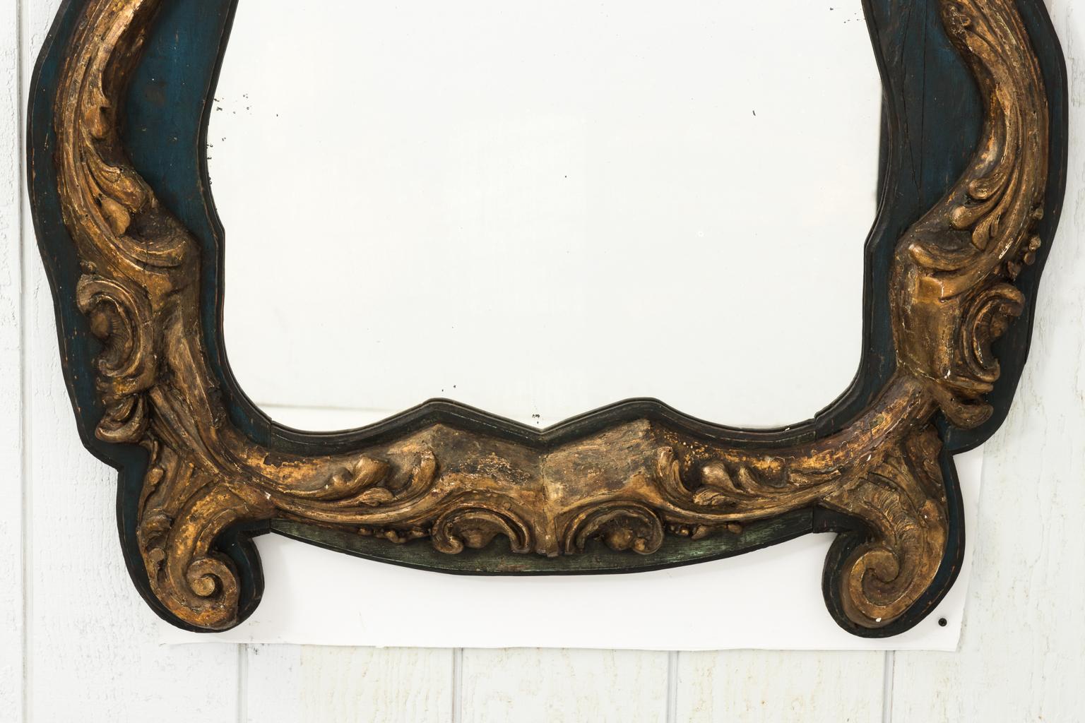 19th Century Gilded Venetian Mirror For Sale
