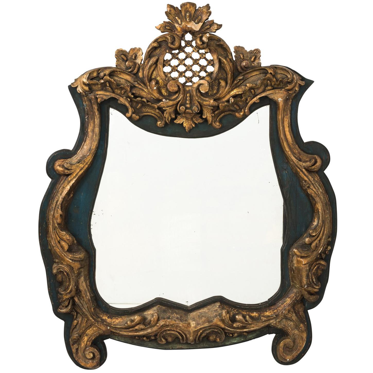 Gilded Venetian Mirror For Sale
