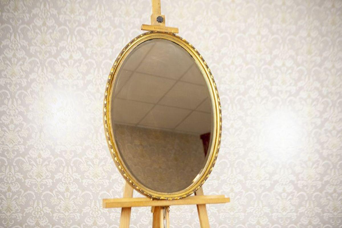 Espejo de pared dorado de estilo Luis XVI, principios del siglo XX Francés en venta