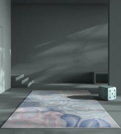 Gilded Waves Sea Blue & Gold 300x420 cm Hand Knotted Rug