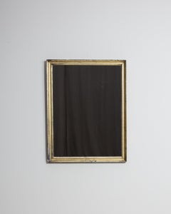 Wandspiegel aus vergoldetem Holz und Glas, französische Antiquität, Entwurf aus den Jahren 1900–1909