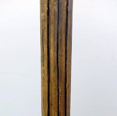 Gilded Wood Floor Lamp from Alfred Chambon