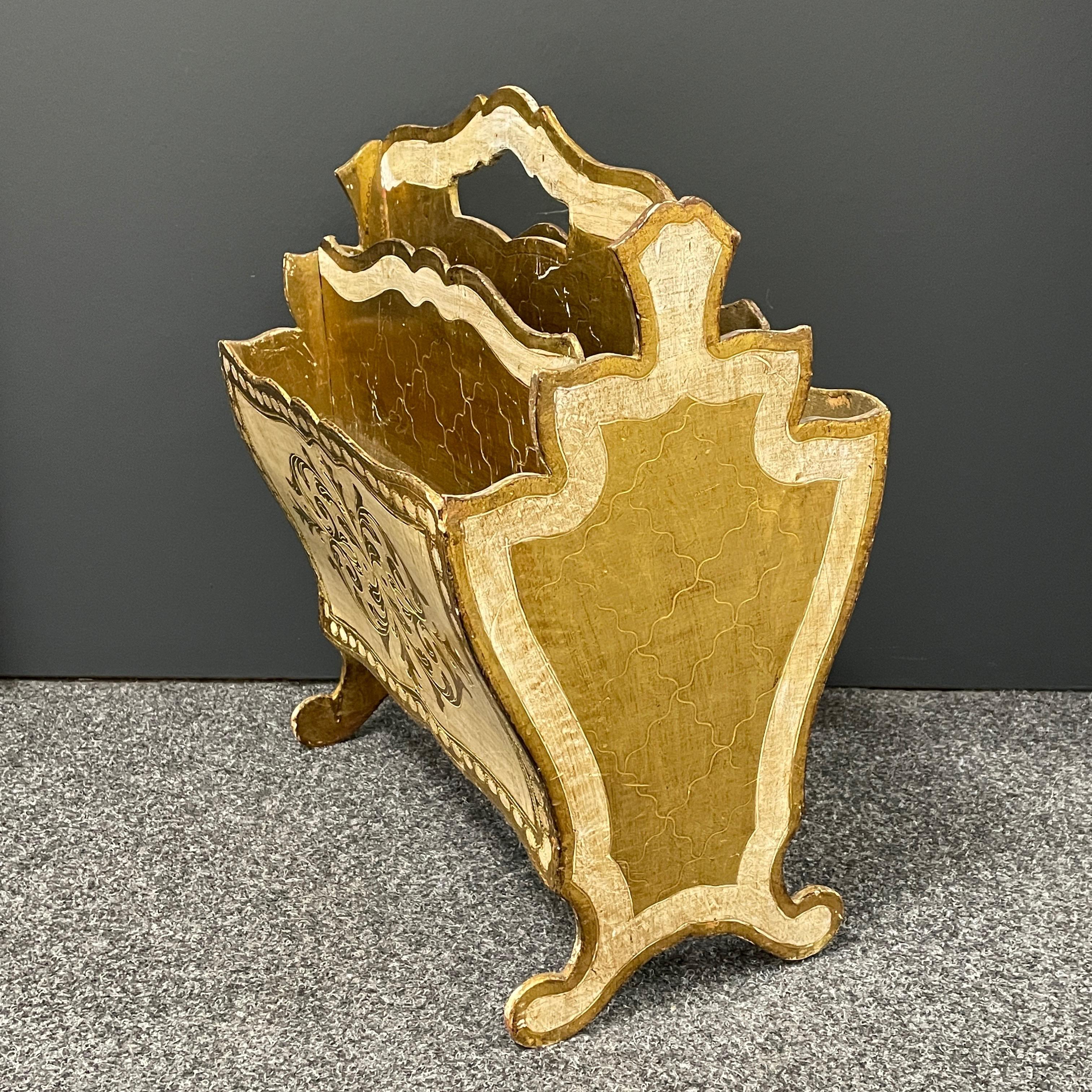 antique magazine holder