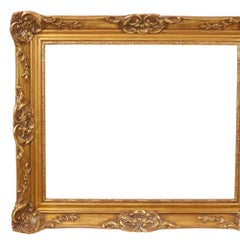 Cornice in legno dorato Cornice classica in stile barocco 70x60cm