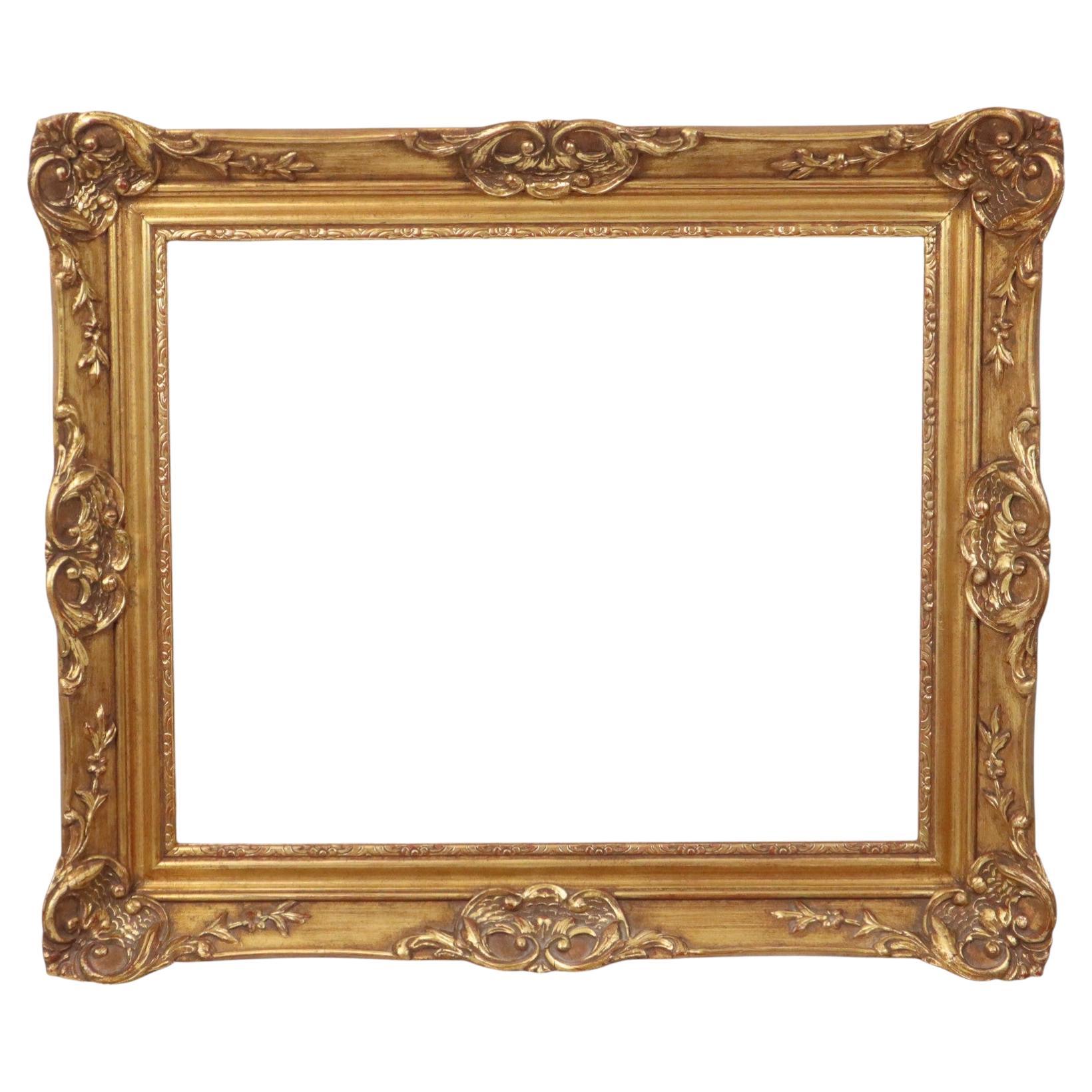 Gilded Wooden Frame Baroque Style Classic Frame 70x60cm
