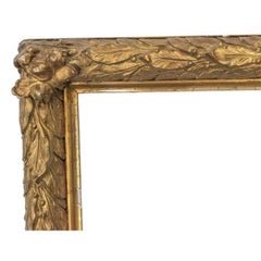 Gilded Wooden Frame with Fruits on the Corners