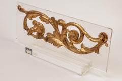 Gilded Wooden Frieze by Unknown Sculptor, Baroque Style, Italy, 1720