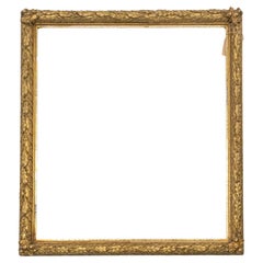 Antique Gilded Wooden Gilded Picture Frame 