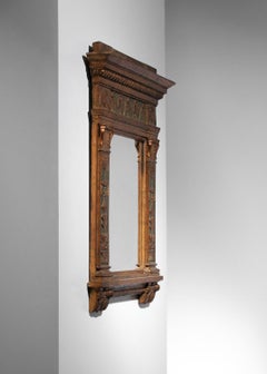 Gilded wooden mirror