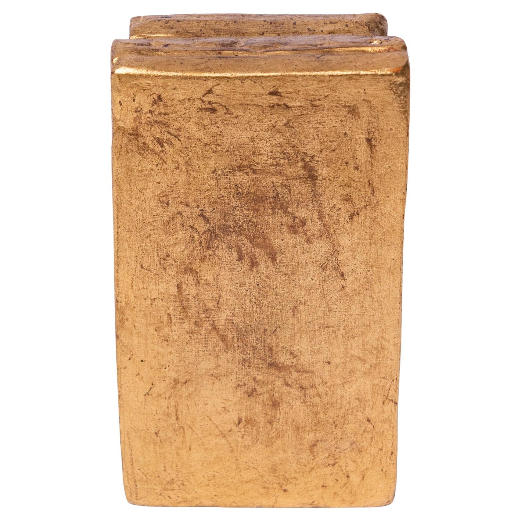 Vergoldete Holzregale im Angebot 4