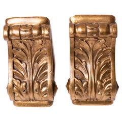 Gilded Wooden Shelves