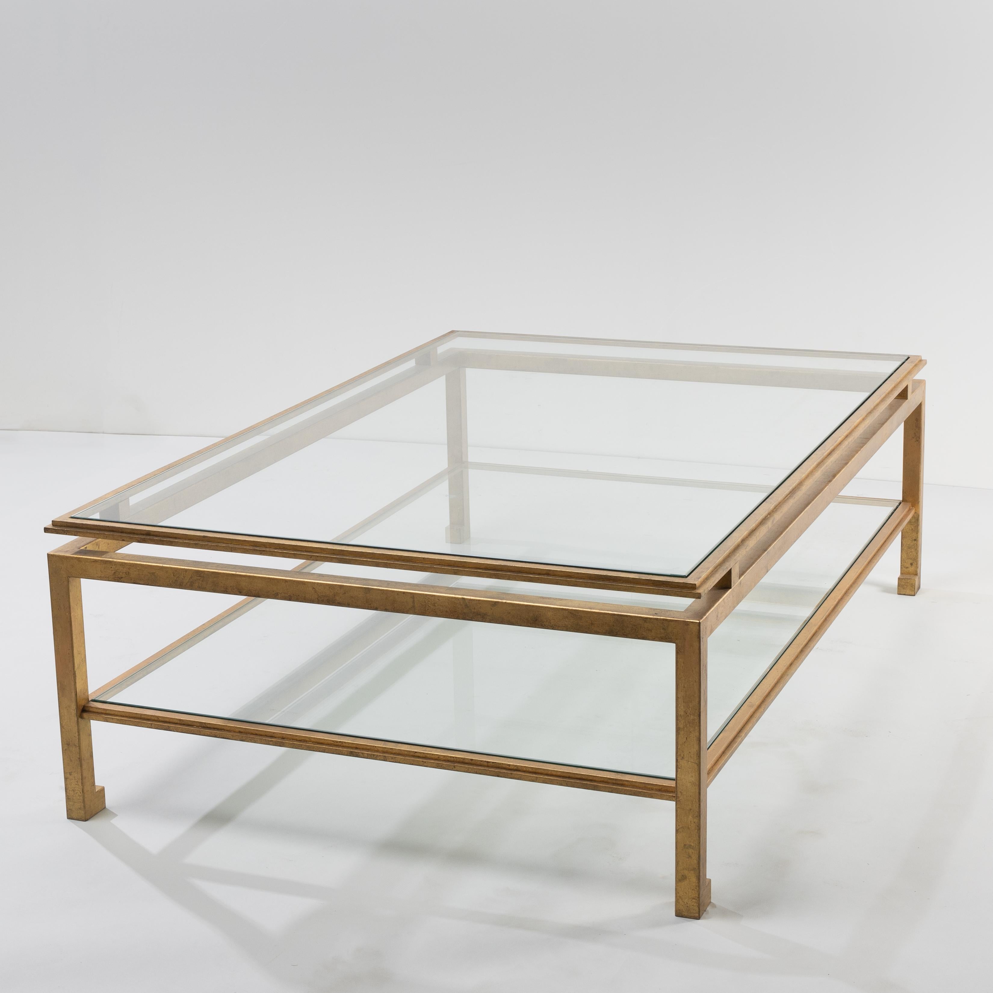 Table basse en fer forgé doré par Maison Ramsay en vente 1