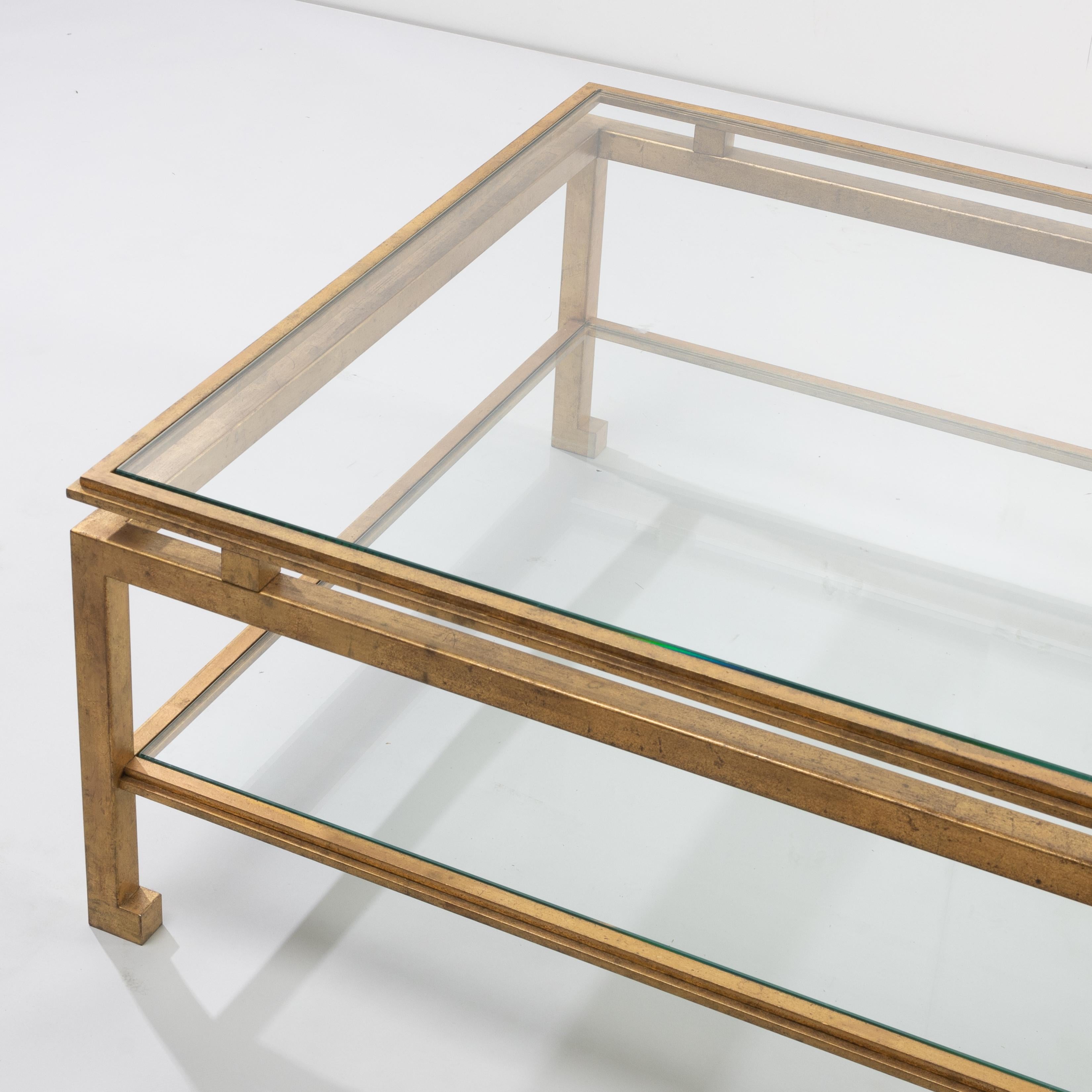 Table basse en fer forgé doré par Maison Ramsay en vente 2