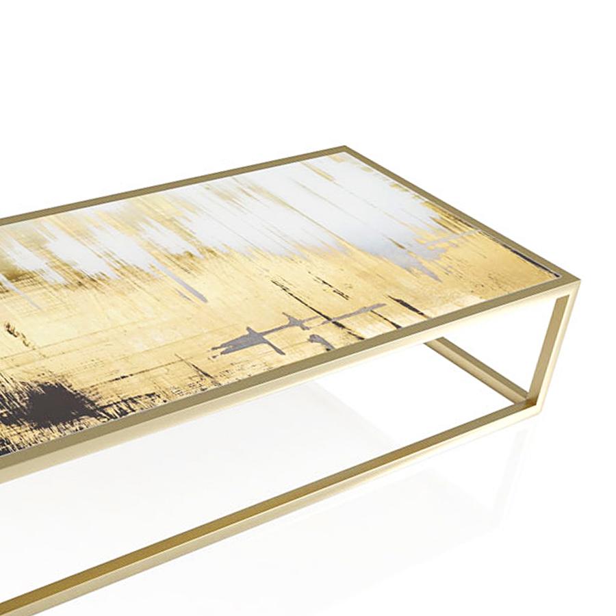 Italian Gilding Large Coffee Table For Sale