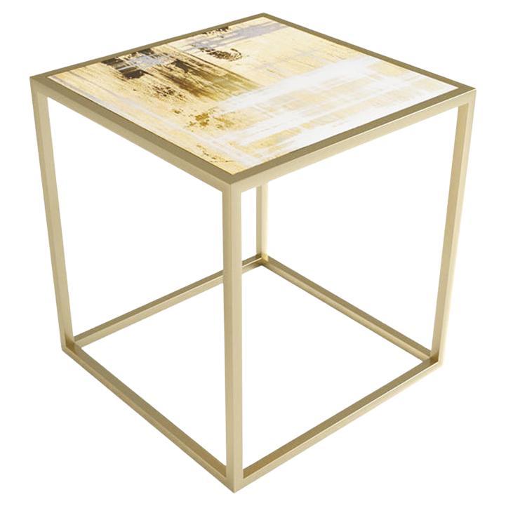 Gilding Side Table For Sale