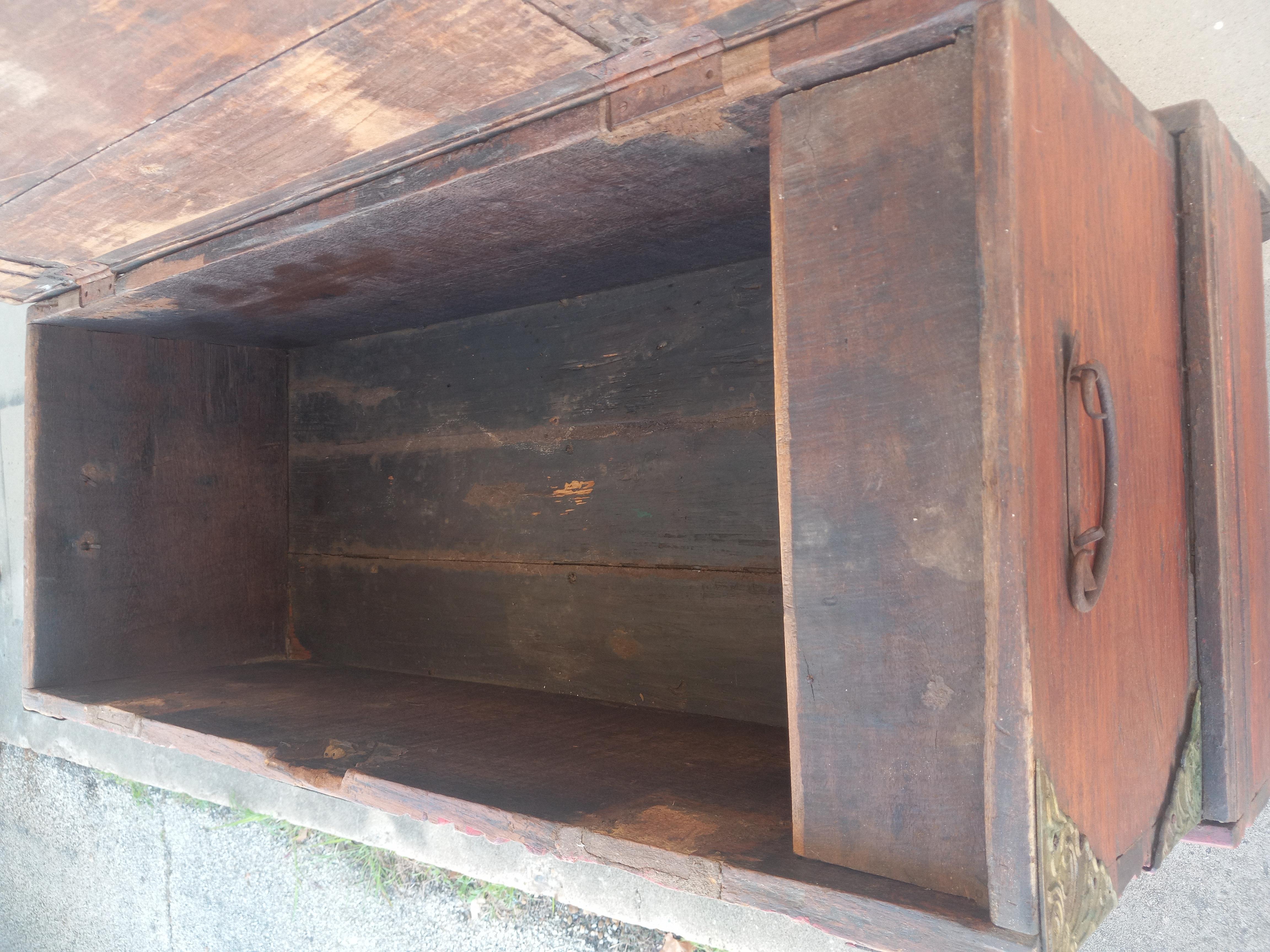 20th Century Giled Wedding Coffer For Sale